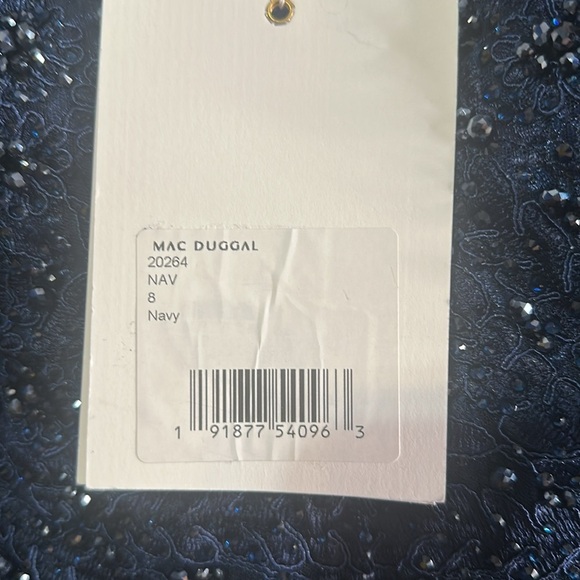 Mac Duggal Sequin Empire Waist Pleated Gown NWT Style 20274 - Picture 15 of 16